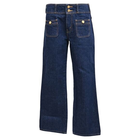 CELINE Denim - Celine Mid Rise Bootcut Jeans in Blue Denim